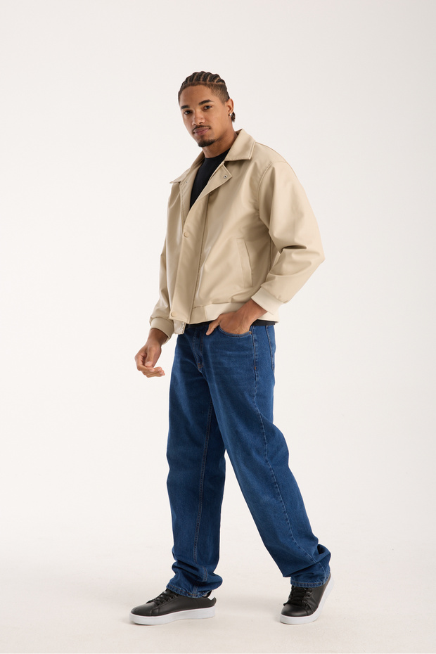 سترة جلدية مزينة بالدبابيس - 7