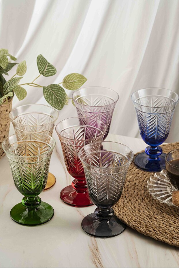 Set of 6 Coffee Side Water Glasses