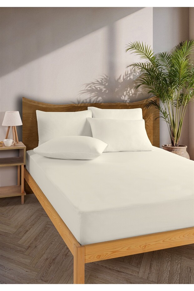 Set de cearșafuri elastice Siena Ranforce 100% bumbac - 2