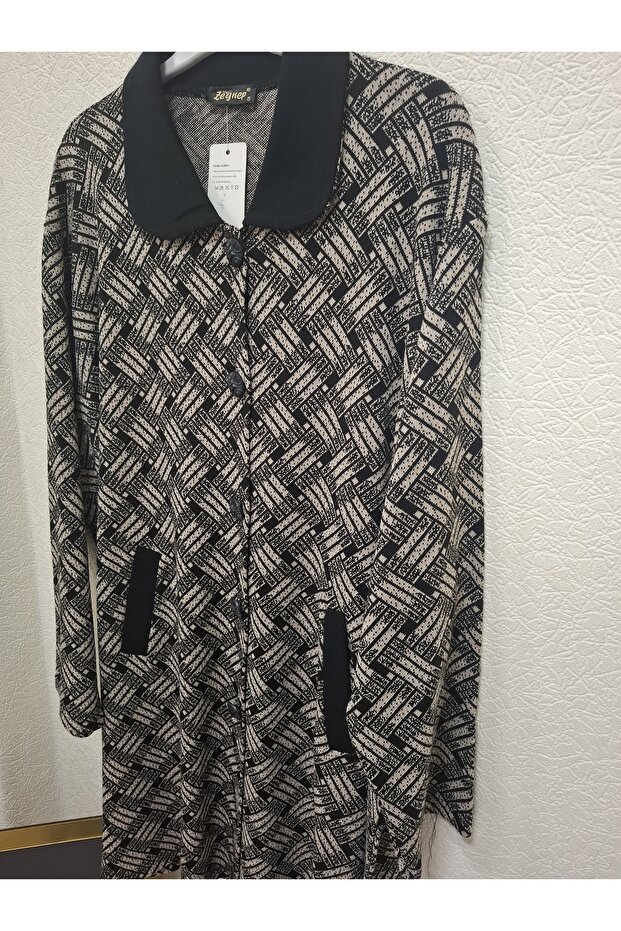 Düğmeli örme hırka - 3