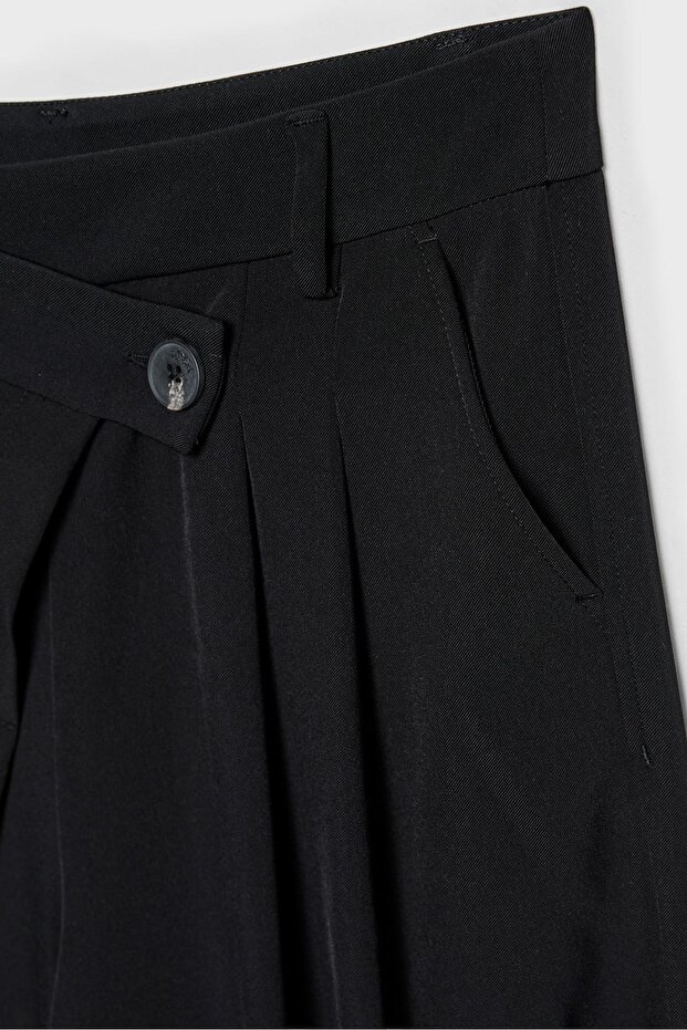 Çapraz belli smart pantolon - 7