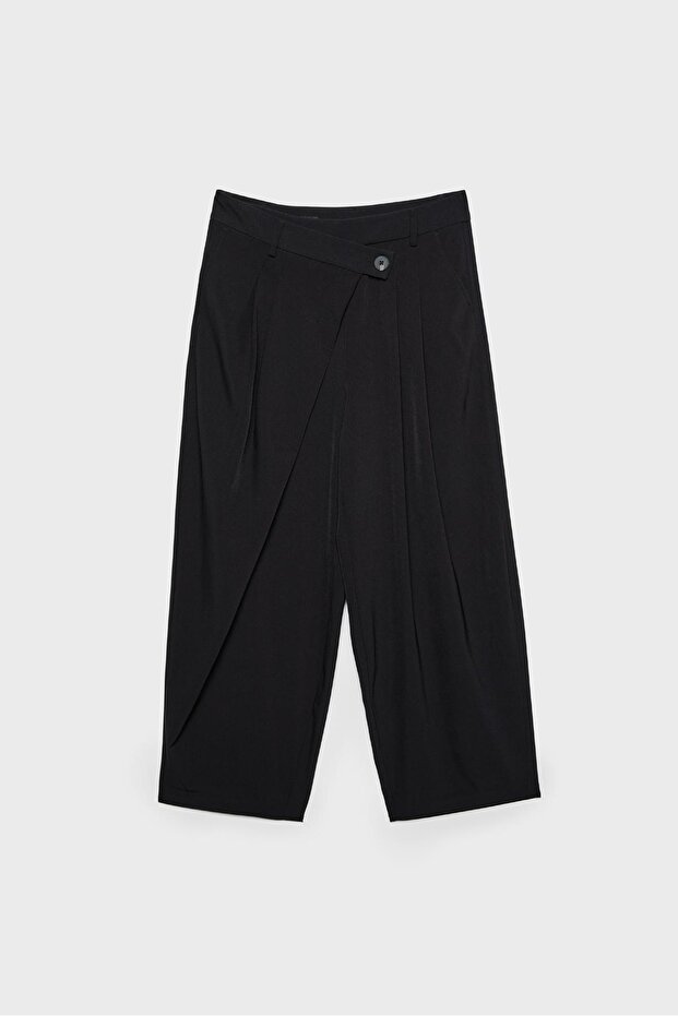 Çapraz belli smart pantolon - 5