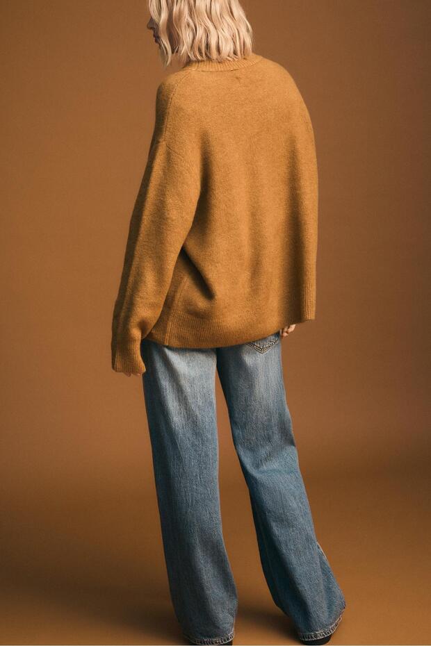 Yumuşak dokulu triko kazak - 5