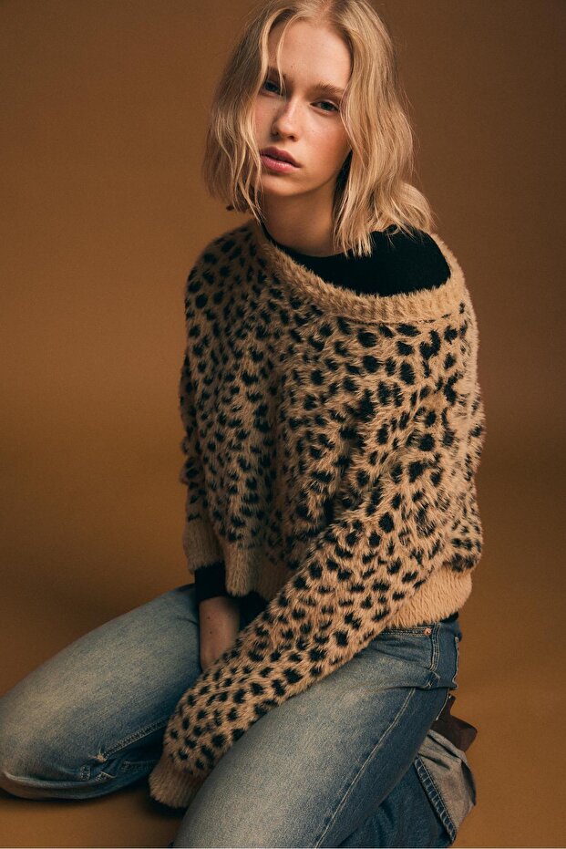 Suni kürk triko kazak - 1