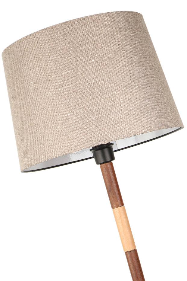 Solen Ahşap Lambader No:04 Hasır Şapka - 3