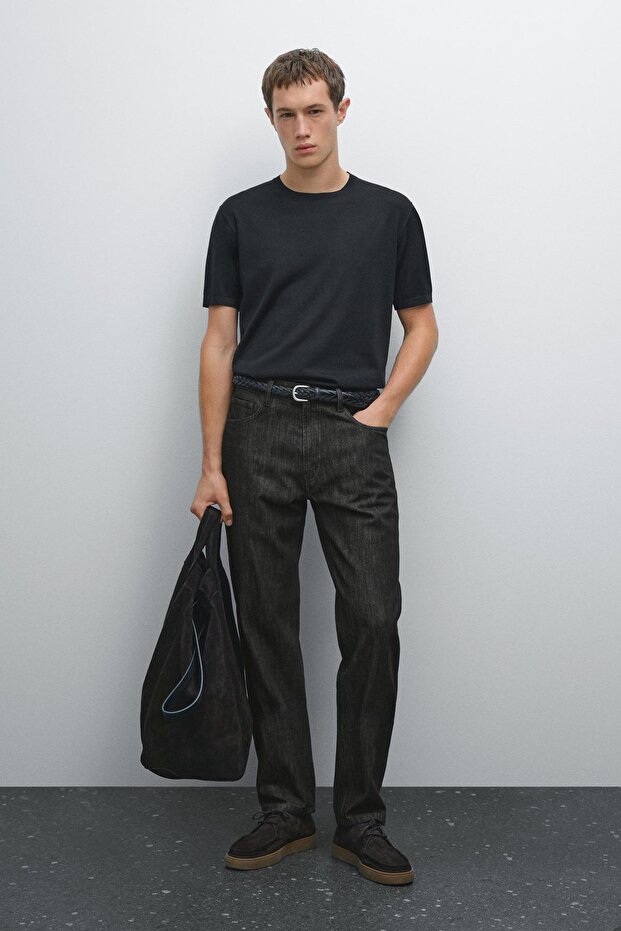 Tapered fit jeans - 1
