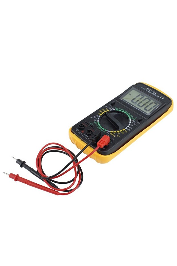 Digital multimeter 9V, LCD display, 32 positions, automatic shutdown, measurement cable - 11