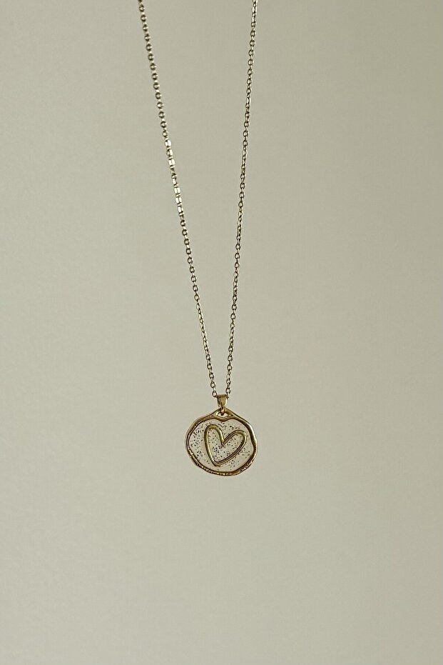 Delicate Heart Çelik Kolye - 1