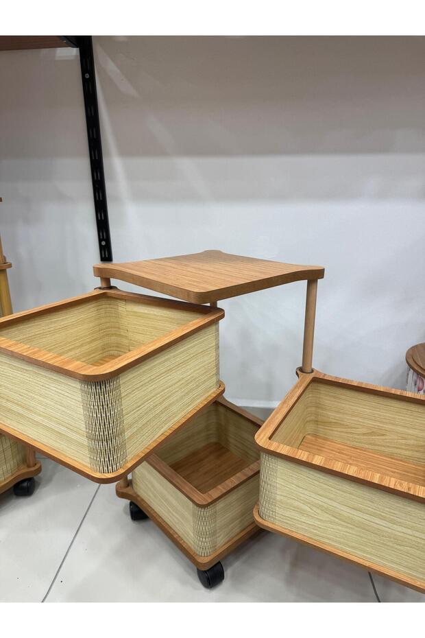 Ahşap 3 Lü Sebzelik - 4