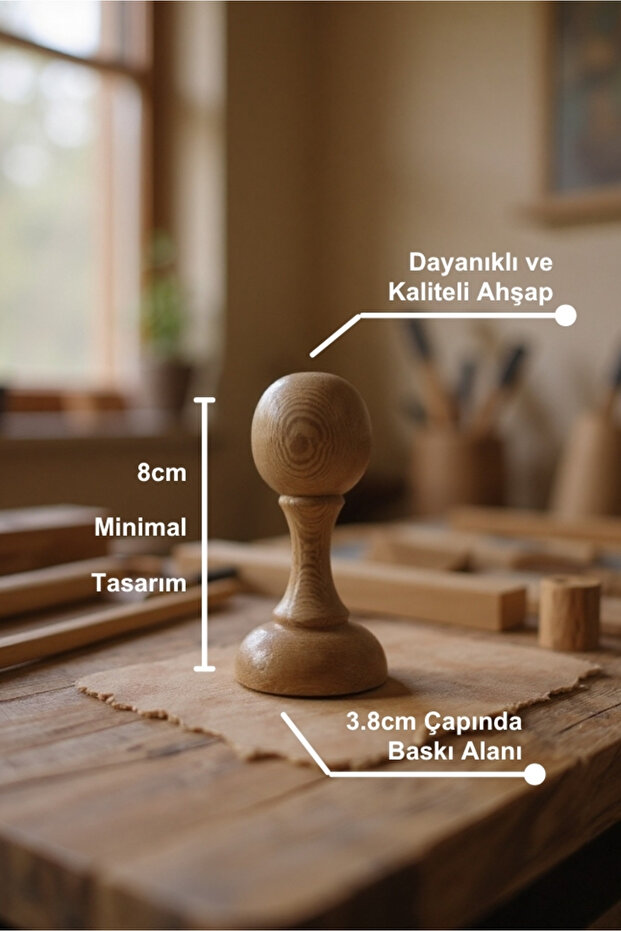 Ahşap Kitap Mühürü (Stampa Hediyeli) - 1