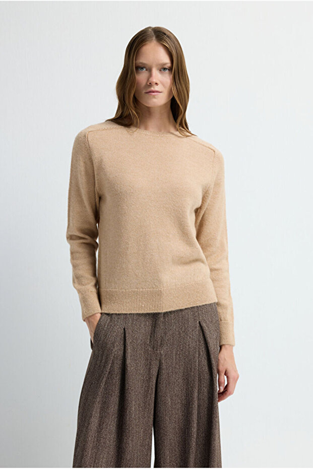 Bisiklet Yaka Triko Kazak - 1