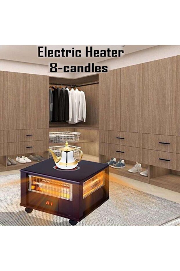 Trend Collection 4-Burner Electric Heater with 2000W Cooker - 5