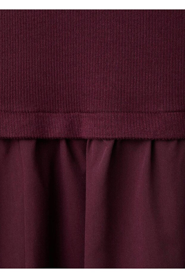 Huni yaka elbise - 6