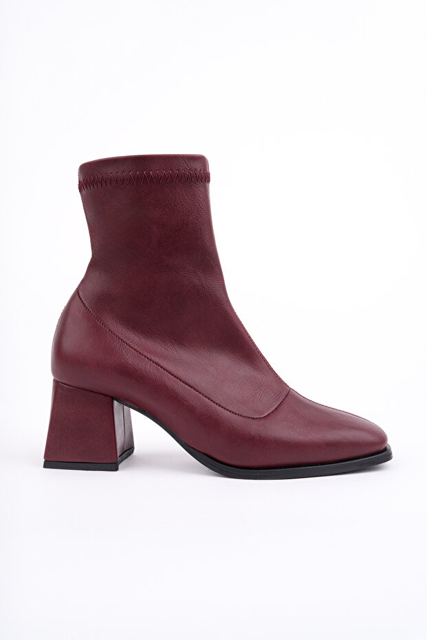 CNG-2001 Kalın Topuklu Streç Bot - 3