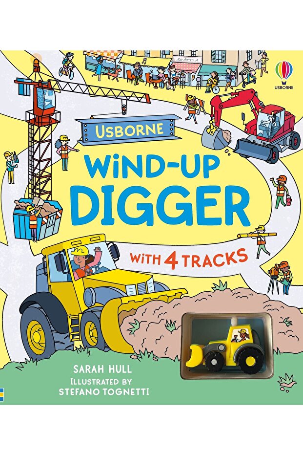 Wind-up digger toy book - 1