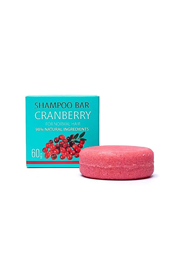 Solid Shampoo with Cranberries – (60g) - 1