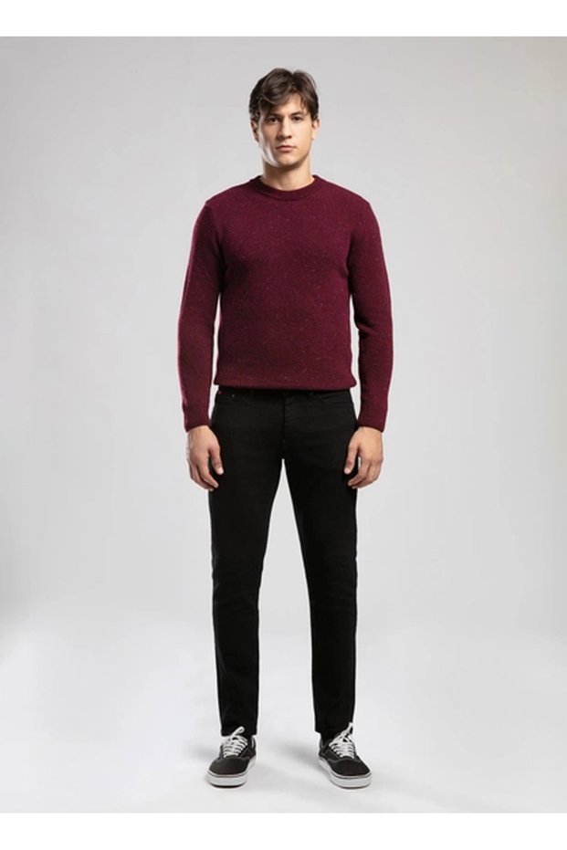 Normal Bel Skinny Fit Black Men's Denim Trousers 261 Lcm 121053 Jeff Emilia Venom