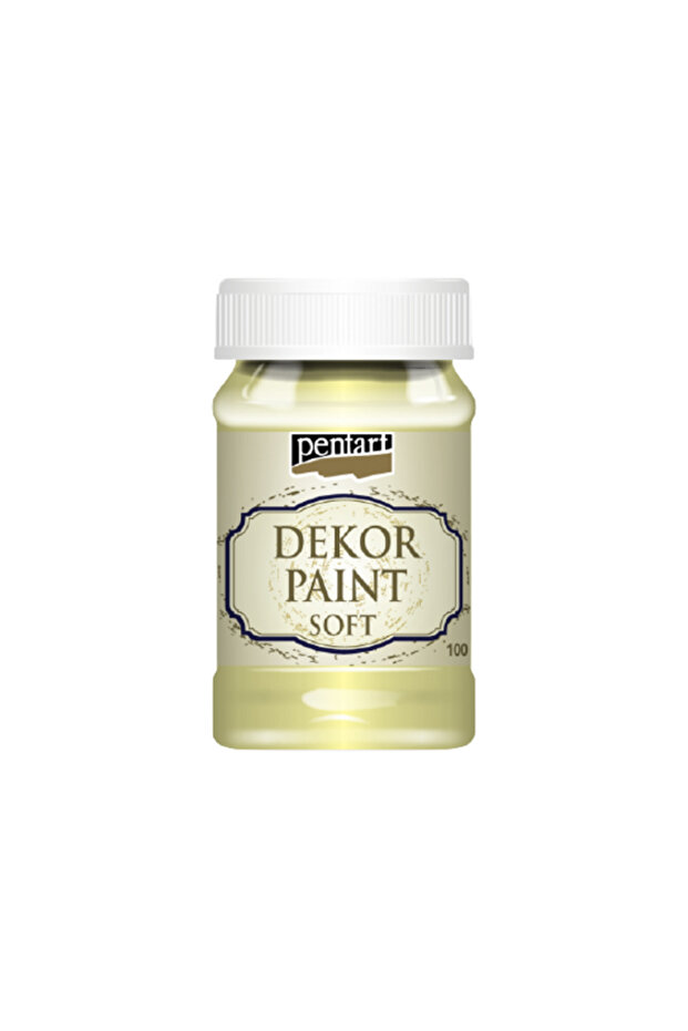 DEKOR PAINT SOFT YELLOW 100ML