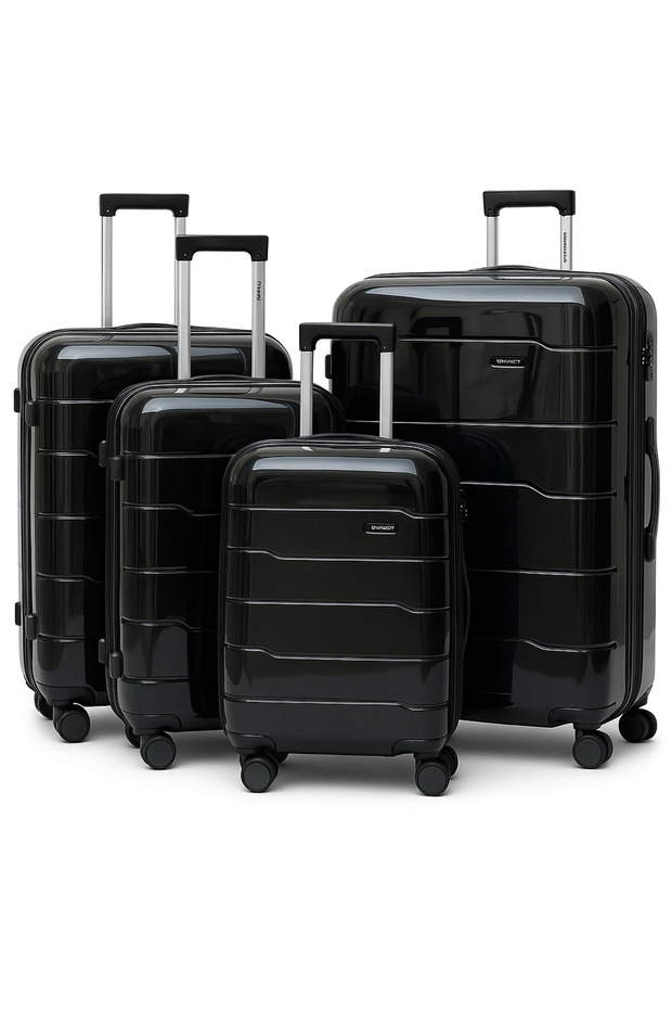 Hard Case 4PCS Set (20/24/28/32 Inch) Luggage Lightweight, Unbreakable Suitcase, Secured Lock