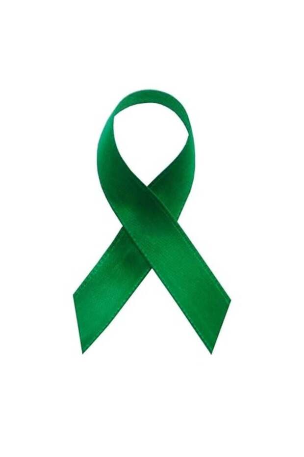 Cancer Awareness Ribbons with Pins (Pack of 2) - Emerald Green