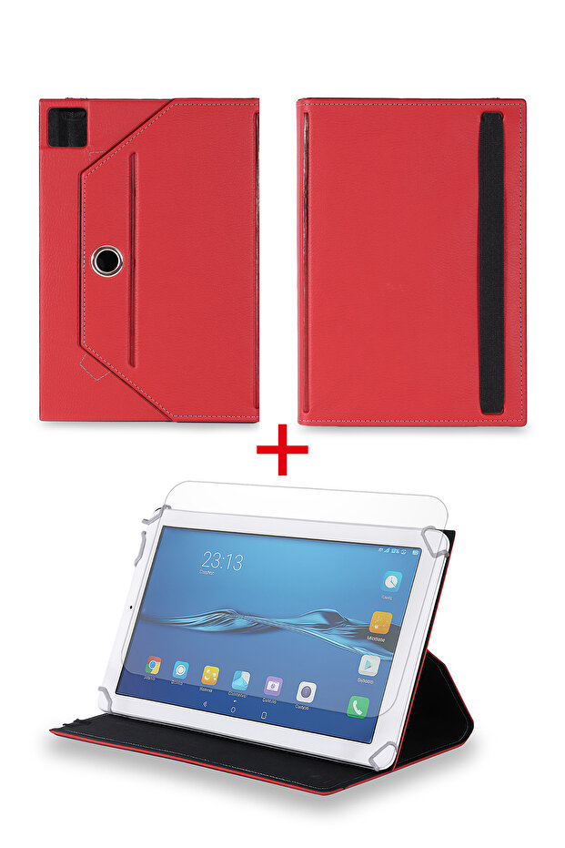 Everest Everpad Sc-702 -7" Tablet Compatible Tablet Case with Stand + Nano Screen Protector - 1