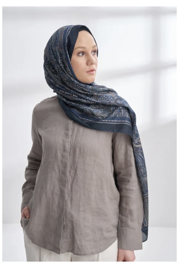 Etnik vual ipek şal - 2