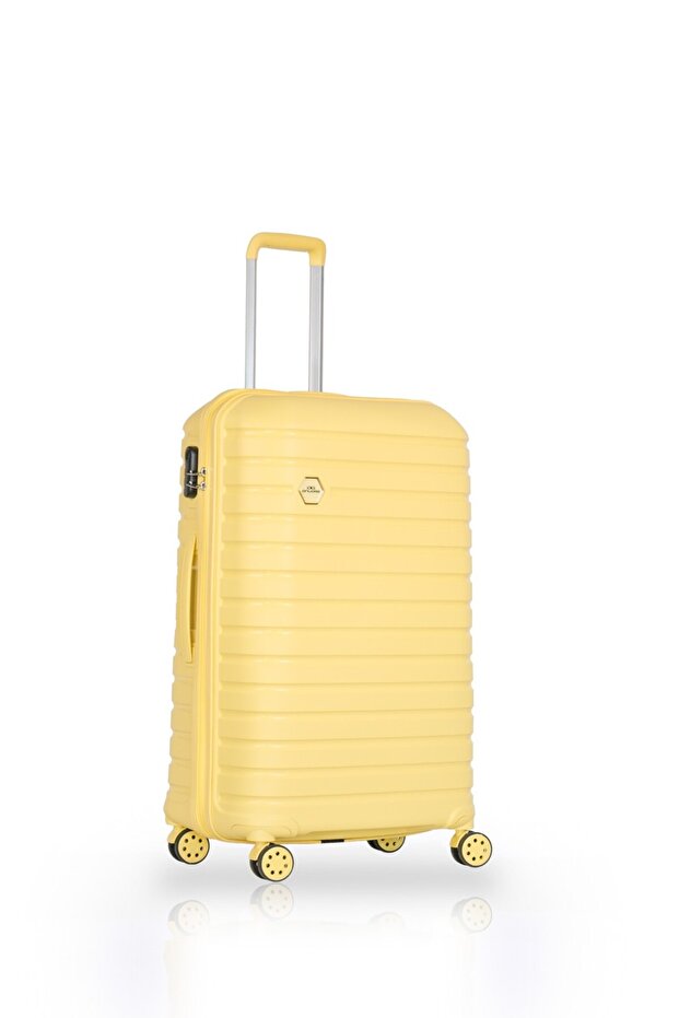 4’lü Valiz Seti Sarı - 10663 - 4