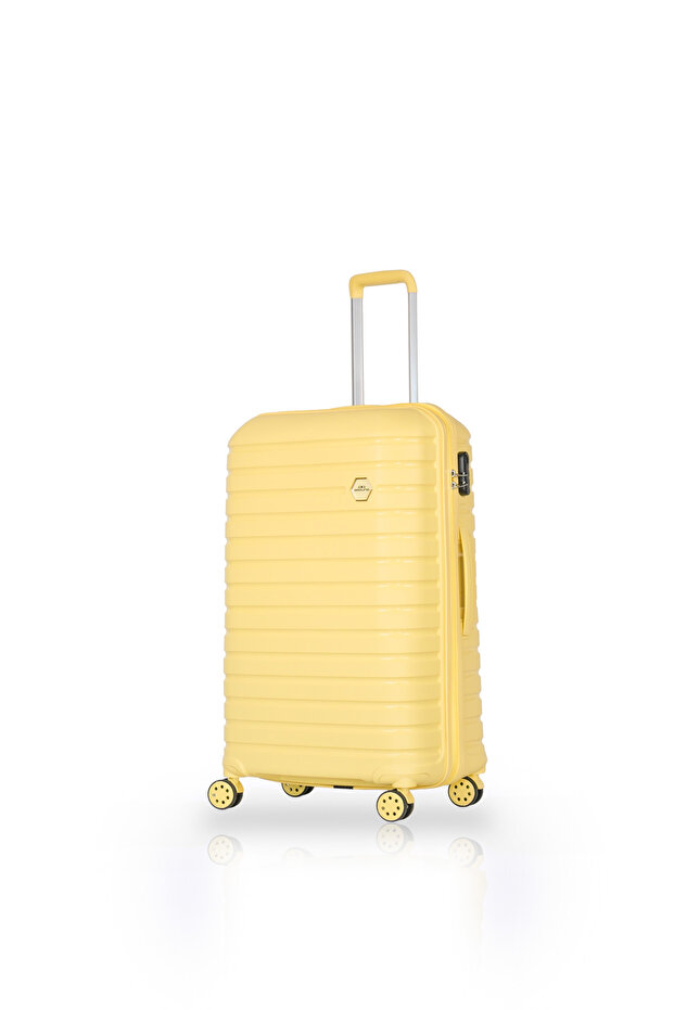 4’lü Valiz Seti Sarı - 10663 - 3