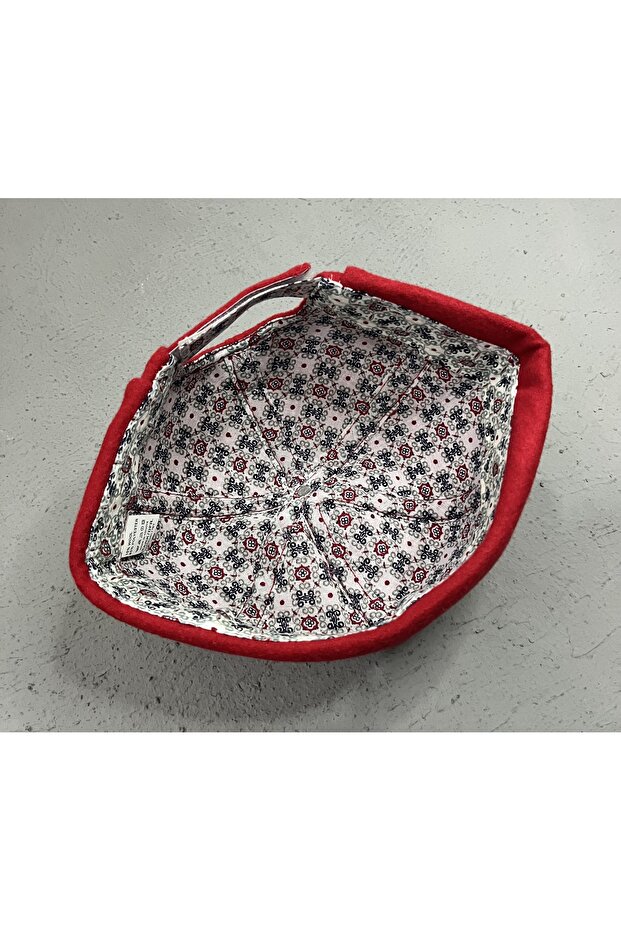 Yün Dokulu Unisex Balıkçı Şapka – Vintage Docker Model - Astarlı - Cırtlı - 5