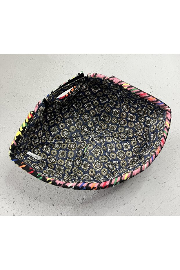 Yün Dokulu Unisex Balıkçı Şapka – Vintage Docker Model - Astarlı - Cırtlı - 4