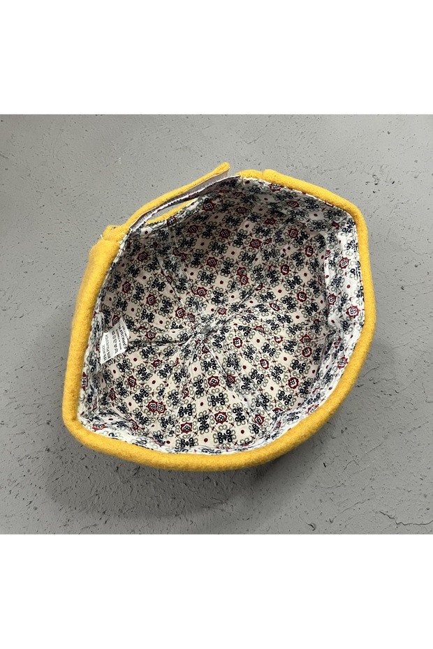 Yün Dokulu Unisex Balıkçı Şapka – Vintage Docker Model - Astarlı - Cırtlı - 4