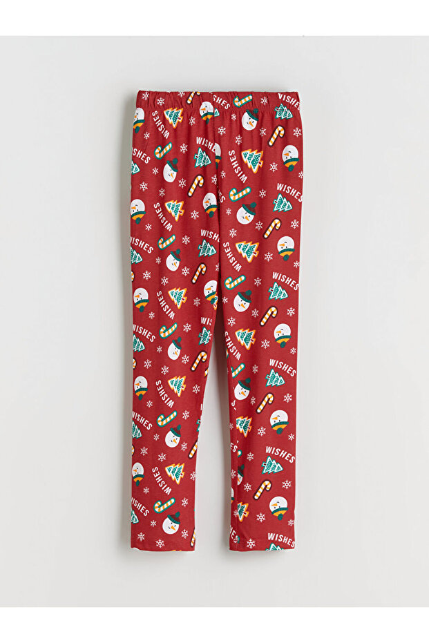 Gömlek Yaka Yılbaşı Temalı Erkek Çocuk Pijama - 7