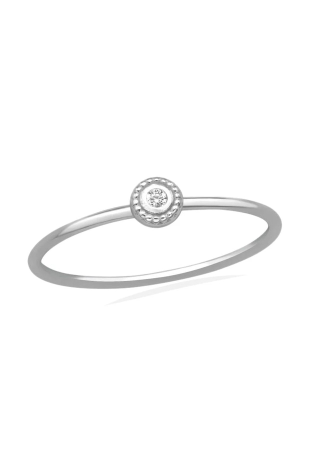 S925 Minimalist Round Ring - 1