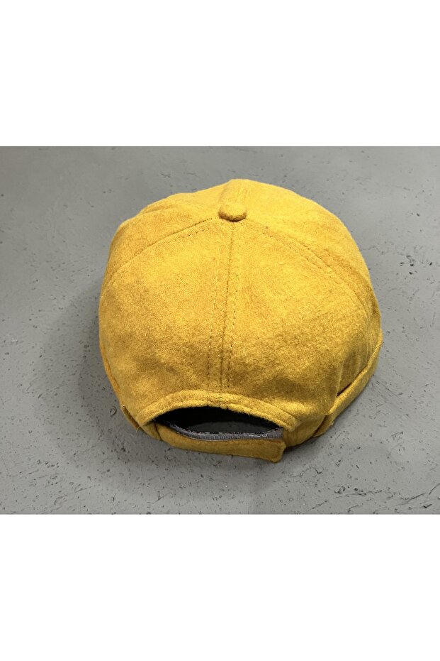 Yün Dokulu Unisex Balıkçı Şapka – Vintage Docker Model - Astarlı - Cırtlı - 3