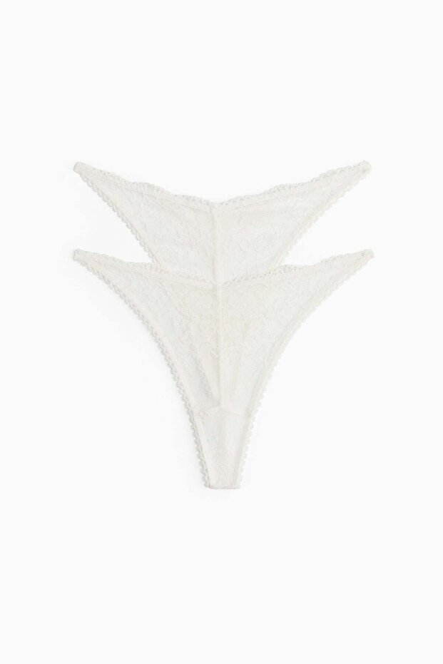 2-pack lace tanga thong briefs