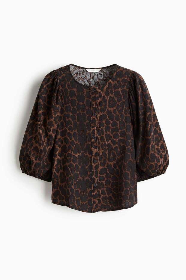 بلوزة من مزيج الكتان - 6