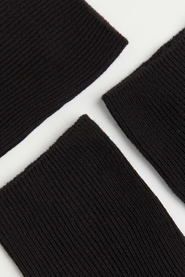 مجموعة من 3 جوارب مضلعة - 1