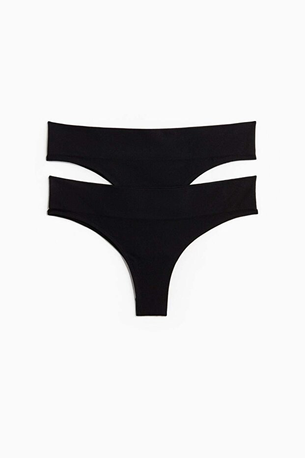 2-pack Seamless Brazilian briefs