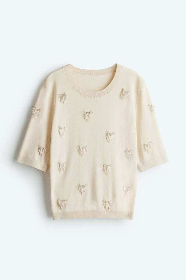 الجزء العلوي مزين بالخرز - 5