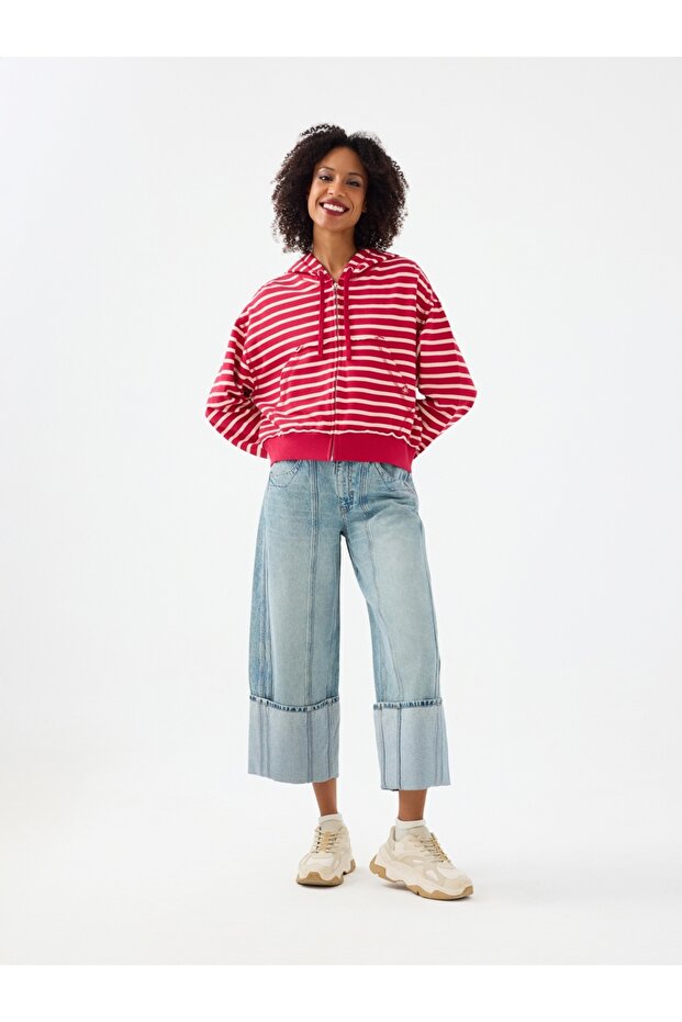 Loose Fit Kadın Sweatshirt - 2