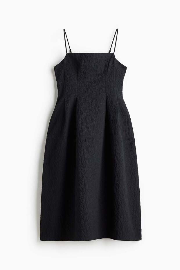 Jacquard-weave dress