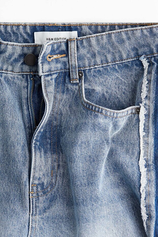 جينز ذو ألواح جانبية - 2