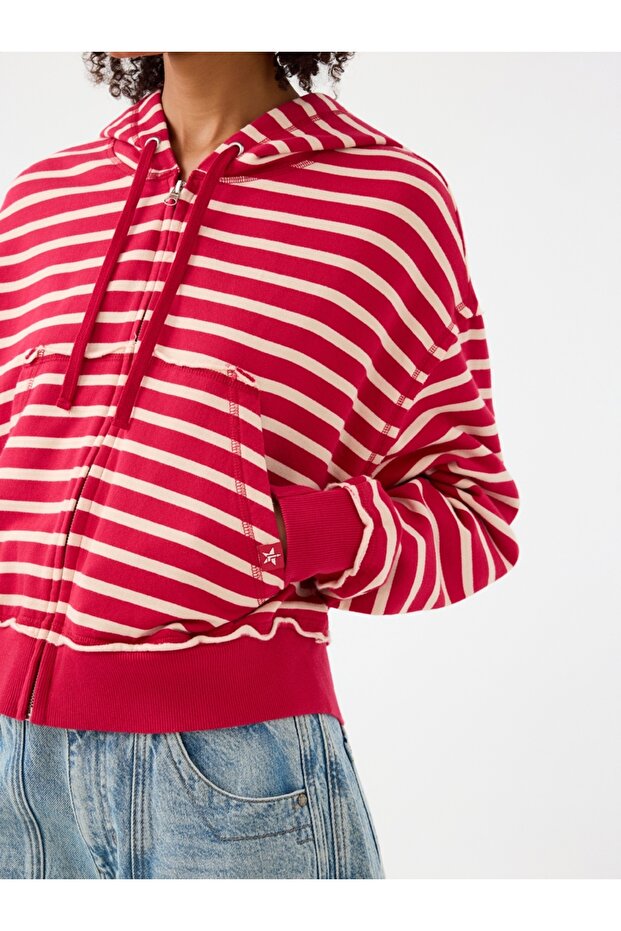 Loose Fit Kadın Sweatshirt - 5