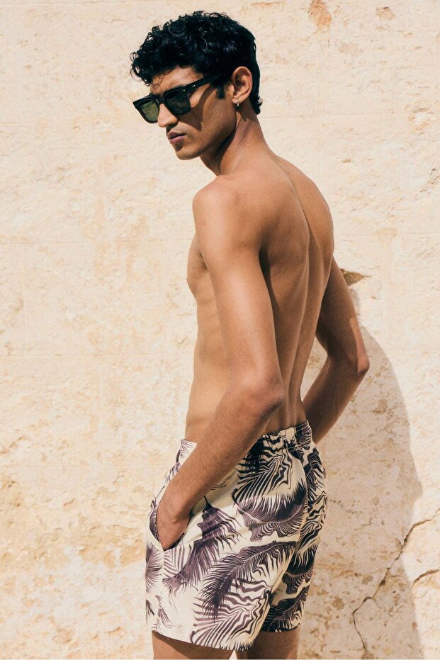 شورت سباحة منقوش - 7