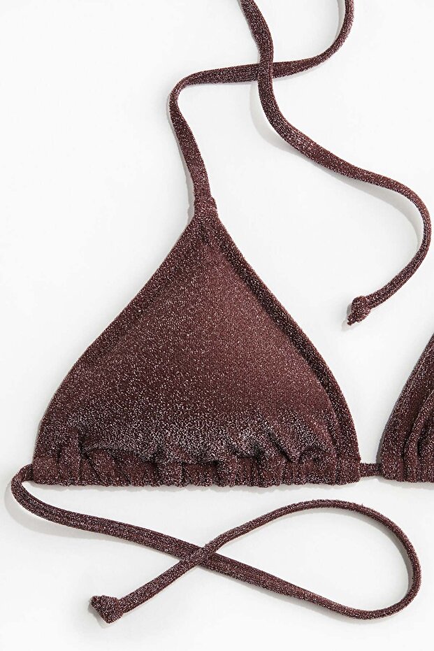 Padded triangle bikini top - 1