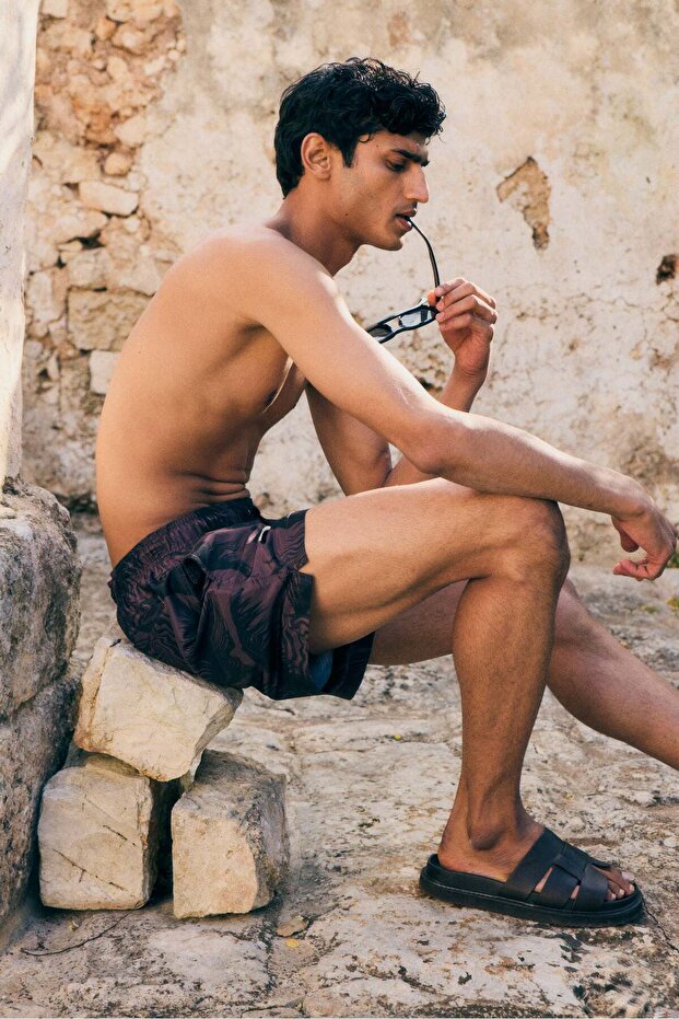 Patterned swim shorts - 2