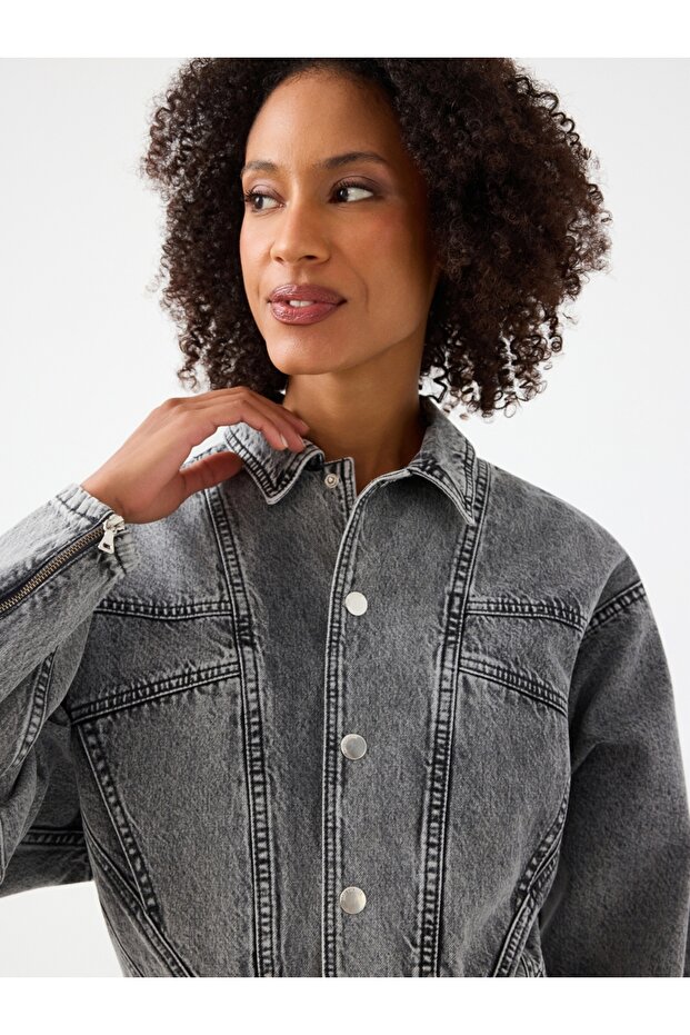 Regular Fit Kadın Ceket - 4