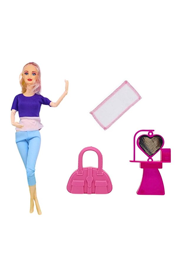 Anlily Athlete Endless Movement Doll - 02414 - Purple (Lisinya)