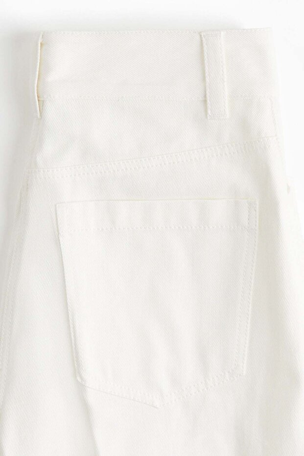 بنطلون واسع من قماش التويل - 1