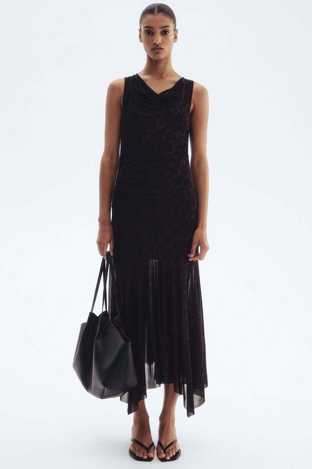 فستان شبكي منسدل - 4